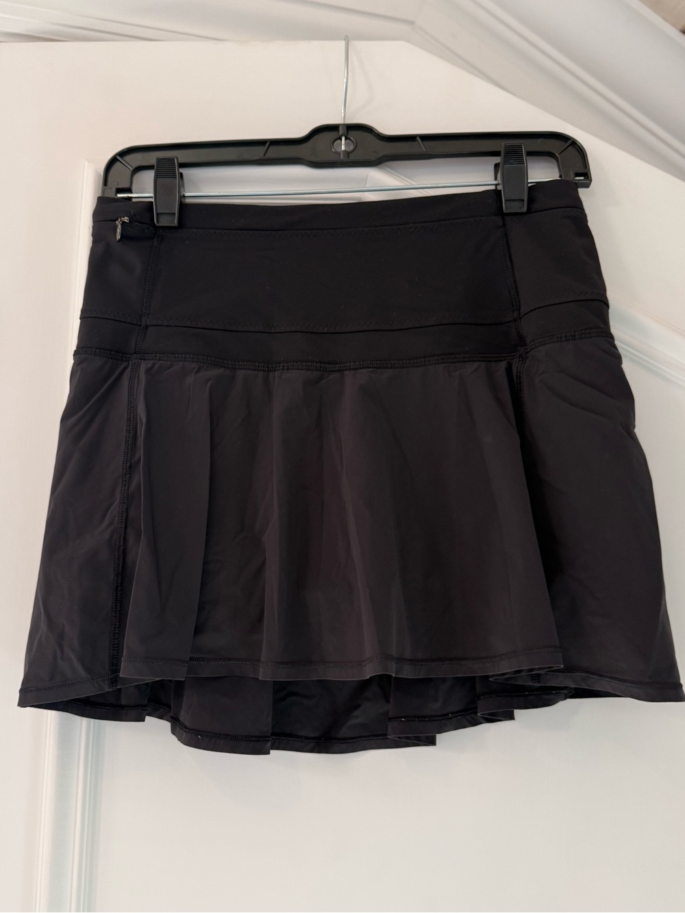 Lululemon Black Pleated Tennis Running Skirt Skort Athletic